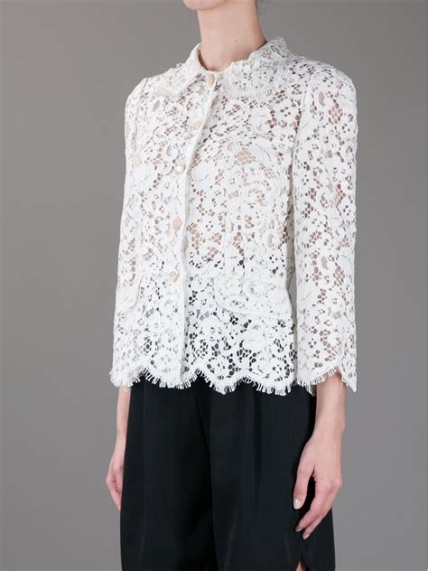 dolce gabbana lace jacket|dolce gabbana jacket women.